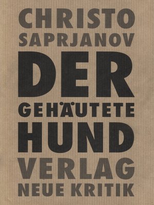 cover image of Der gehäutete Hund